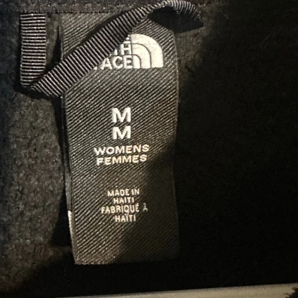 The North Face Osito Jacket‎ Womens Medium Black Full Zip Fleece Outdoor Soft